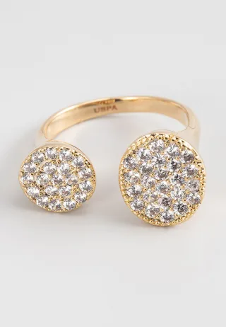 US Polo Assn Jewellery – Ring „Evelyn“ aus Gelbgold