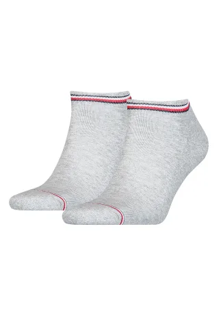 2 Paar TOMMY HILFIGER Herren ICONIC SNEAKER Gr. 39 - 49 Sneaker Socken