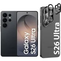 CLM-Tech Kameraschutzglas 2X für Samsung Galaxy S26 Ultra 6,9 Zoll, Linse 9H Glas - Folie kristallklar Panzerglas, 2 Stück, Kratzfest