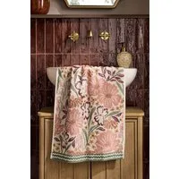 Next Handtuch Herbstliches Handtuch mit Blumenmuster, (1-St)