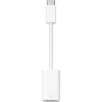 USB Adapter, USB-C Stecker > Lightning Buchse weiß, gesleevt