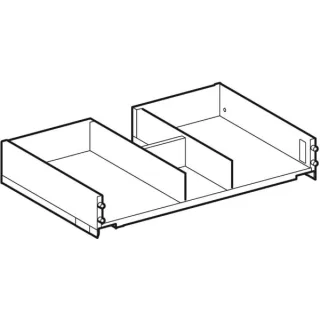 Geberit Schublade m. Ausschnitt, zu Xeno2 WTU 807190, 595423000 595423000