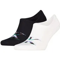 Calvin Klein Jeans Füßlinge CKJ MEN FOOTIE HIGH CUT 2P MONOGRAM (2-Paar, 2 Paar) hoch geschnittene Silhouette, Cotton-Mix