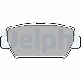 Delphi Bremsbel?ge hinten Mitsubishi Eclipse