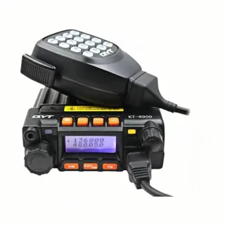 QYT KT-8900 Dual Band Mobile Radio 200 Channels 136-174MHz 400-480MHz UHF VHF Dual Display Mini Car Transceiver