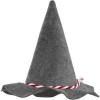 dressforfun Kostüm Trachtenhut/Wiesnhut, in rot/weiß, Farblich abgestimmte Hutkordel, Trachtenhut aus Filz, Universalgröße für Erwachsene (Größe 59)