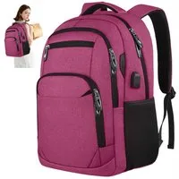 OKWISH Laptoprucksack Laptop Rucksäcke Schulrucksack Wasserbeständig Laptoptasche (Uni Tasche Businessrucksack Sportrucksack, Anti-Diebstahl, Backpack mit Laptopfach, mit USB-Anschluss), Herren Damen Jungen Teenager Arbeit Business Freizeit Reisen