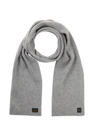camel active - Strickschal aus reiner Lammwolle stone gray - Gr. - OS
