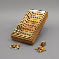 ROMBOL Denkspiele Spiel SUPERHIRN - entschlüsselst du den Farbcode?, Denkspiel, Holzspiel