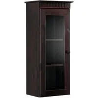 OTTO home Hängevitrine Cubrix, wahlweise mit oder ohne Glastür aus schönem massivem Kiefernholz, Breite 35 cm, Höhe 85 cm