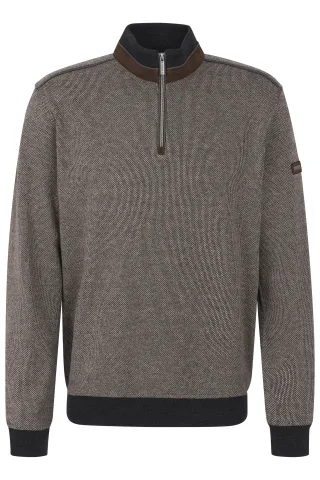 bugatti - Herren Sweatshirt braun - Gr. - L