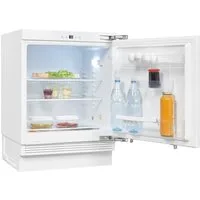 exquisit Einbaukühlschrank UKS140-V-FE-010E, 82,3 cm hoch, 59,5 cm breit, Ideal zum Unterbauen in die Küchenzeile für kleine Küchen, Büroküchen
