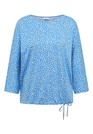 Cecil - Shirt mit Minimal Print blau - Gr. - XXL