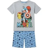 MARVEL Pyjama - Shirty Kinder Sommer Schlafanzug kurz Baumwolle Shirt Shorts (2 tlg)