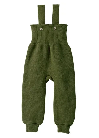 Disana Strick-Trägerhose Oliv