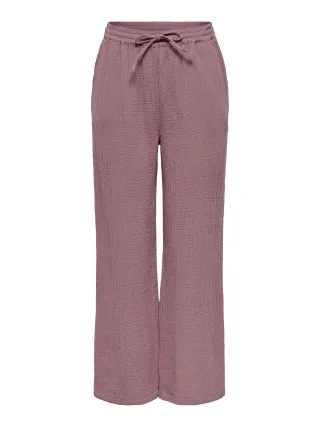 ONLY - ONLTHYRA LONG PANT NOOS WVN Rose Brown - Gr. - XS/32
