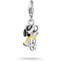 THOMAS SABO Charm-Einhänger THOMAS SABO x Peanuts Snoopy als Superheld Charm - Original, Emaille