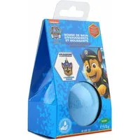 HF Home Flair Badekugel 1x Paw Patrol Badebombe - große Badekugel Chase mit Überraschung, 1-tlg., blaue Badekugel - Kokosduft - Vegan- 170g