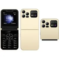 Athlix SERVO A50 PRO Flip Mobiltelefon 2G GSM Rentner Kinder Smartphone Klapphandy (180° Flip-Design, Dual-SIM, große Tasten)