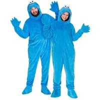 Maskworld Kostüm Sesamstraße Krümelmonster Kostüm Karneval Fasching, Bequemes Sesamstraßen Originalkostüm aus MASKWORLD-Produktion