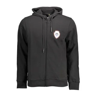 Zip-up Hoodie mit gesticktem Logo