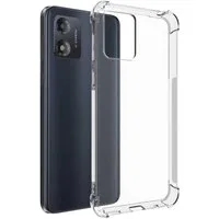 mtb more energy Smartphone-Hülle Clear Armor Case für Motorola Moto E13 (6.5), Transparente TPU Schutzhülle Case Backcover mit Anti-Shock Verstärkung
