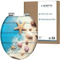 Schütte WC-Sitz BEACH AND WOOD, Toilettendeckel, mit Absenkautomatik