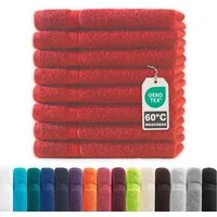 Devior Handtuch Set Frottierserie Elegance in vielen Farben, hochwertig mit 500 g/m², Gästetücher - 100% Baumwolle (8-St), 30x50 cm, ideal fürs Gästebad & kleine Handtuchhalter, geruchsneutral