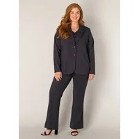 Base Level Curvy Jackenblazer Leah mit Reverskragen und Stretch