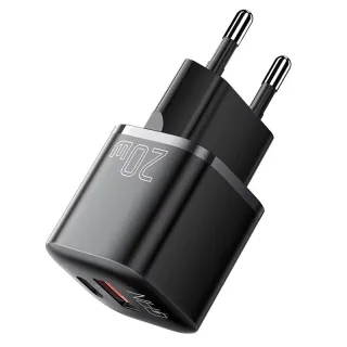 [GaN Tech] ESSAGER ES-CD31 20W 2-Port USB PD Charger USB-A+USB-C Fast Charging Wall Charger Adapter EU Plug US Plug for