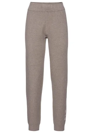 LASCANA - Elbsand LM Knit Pants taupe melang - Gr. - 42