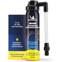 Michelin Reparaturmasse Fahrrad Reifenpannenspray Dose Reifendicht Pannen Spray 75 ml