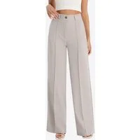 Imily Bela Marlene-Hose Damen Businesshose weitem Anzughose (Packung, 1-tlg., 1per-Pack) mit Knöpfen