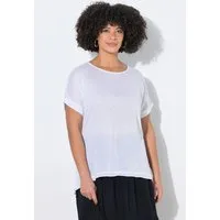 Angel of Style T-Shirt Strickshirt Comfort Fit Silberdruck Halbarm