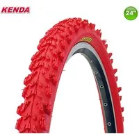 KENDA Fahrradreifen Kenda 24" Pyscho K-829 MTB Fahrradreifen in Rot 50-507 (24 x 1,95), (1-tlg)