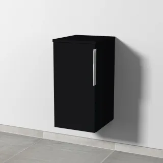 Sanipa 3way Unterschrank mit 1 Tür, Schwarz-Matt, UF13608 UF13608
