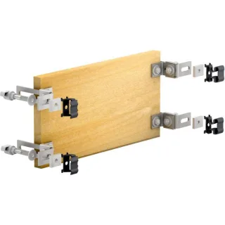 Mepa VariVIT Universal-Armaturenplatte 546008 zur Befestigung von UP-Armaturen in Vorwand-Installation
