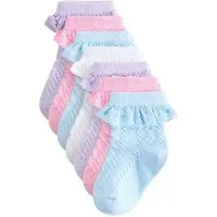 Next Basicsocken Babysocken mit Spitze, 7er-Pack (1-Paar)