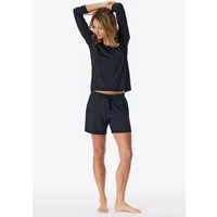 Schiesser Pyjamashorts Mix + Relax Bund mit Bindeband, Modalmix, Single-Jersey Qualität