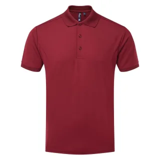 Premier - Poloshirt für Herren (Burgunderrot)