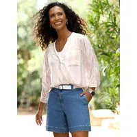 heine Klassische Bluse Bluse 3/4-Arm