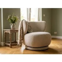 OTTO home Drehsessel ANNELIN, Loungesessel, Clubsessel, 360° drehbar, Struktur-Bezug