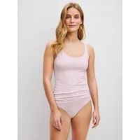 CALIDA Shirttop Essential Cotton Baumwoll-Mix, Single Jersey, elastisch, Rundhalsausschnitt