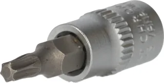 Brilliant Tools 1/4" Torx-Bit-Stecknuss, mit Stirnlochbohrung - BT020983