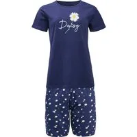 Erwin Müller Pyjama Damen-Shorty Single-Jersey Blumen