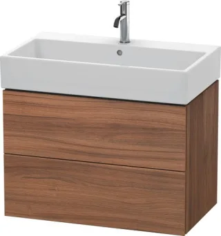 Duravit L-Cube Waschtischunterbau wandhängend Nussbaum Matt 784x459x544 mm - LC627707979 LC627707979
