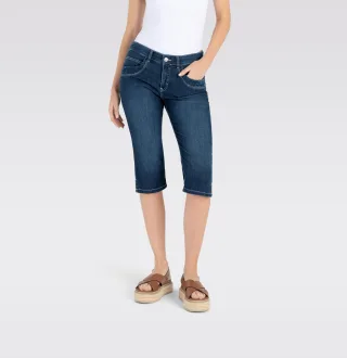 MAC - MAC JEANS - CAPRI, Super light denim blau - Gr. - 19