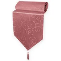Haus und Deko Tischdecke Tischläufer Damast Ornamente klassisch Tischdecke (1-tlg)