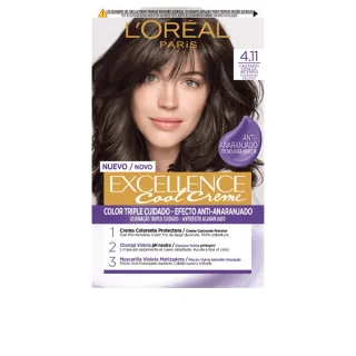 Excellence Cool Haarfärbemittel #4.11-intensives Aschbraun 192 ml