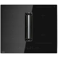 Klarstein Induktions-Kochfeld Airjet, Induktionskochfeld mit Dunstabzug 4 Zone Touch Umluft Abluft